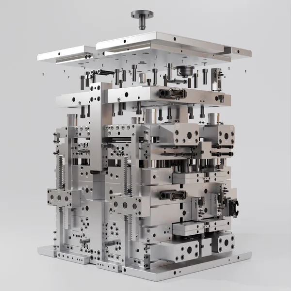 Injection mould tool assembly visualization